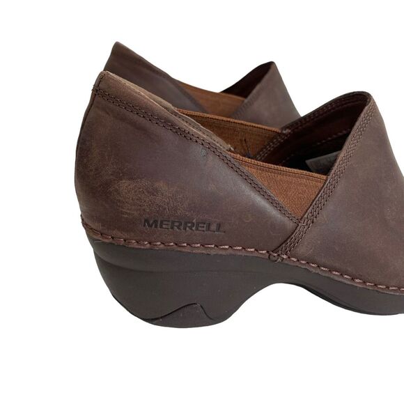 Merrell Emma Leather Brunette Shoes Clogs Comfort Women's Size 7 - J45650 - Picture 2 of 16